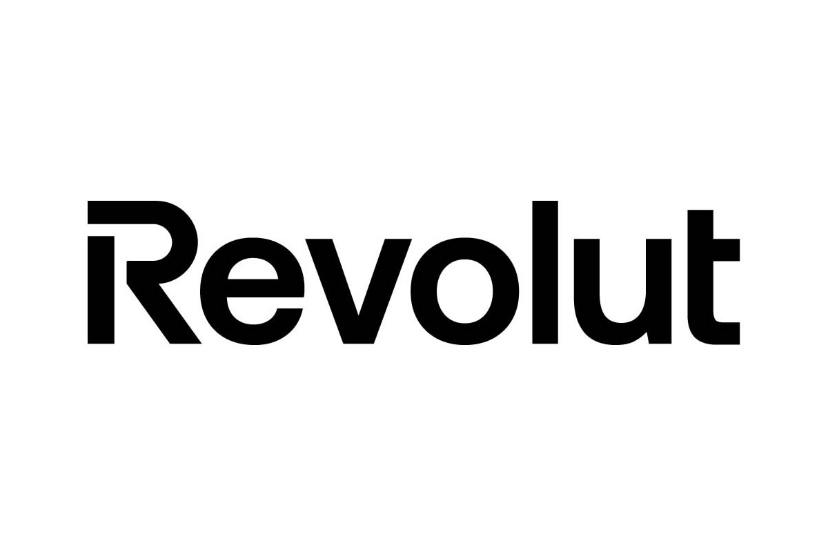 Photo du logo de la néobanque britannique Revolut, en passe d'investir en France