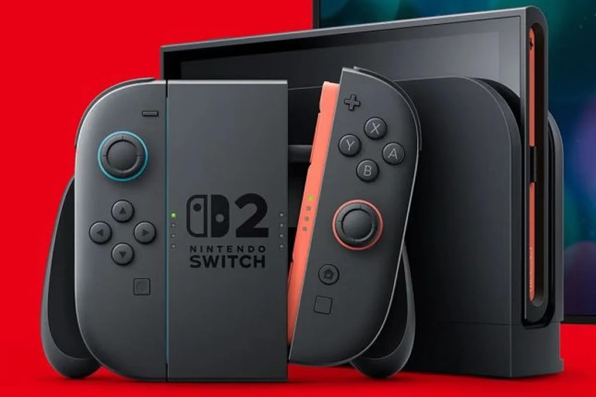 photo d'une console de jeux Nintendo Switch 2, à sa sortie en boutique