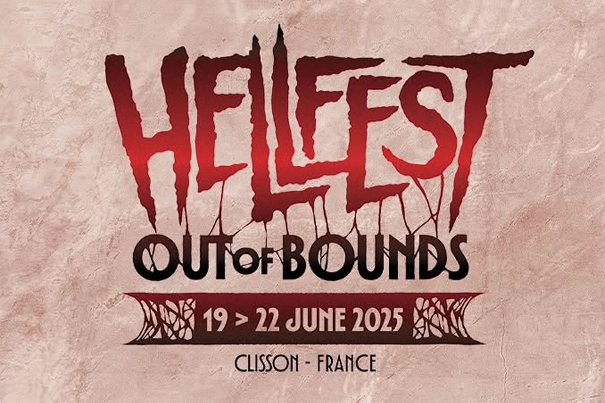 Photo de l'affiche du Festival Hellfest édition 2025, à Clisson, en Loire Atlantique