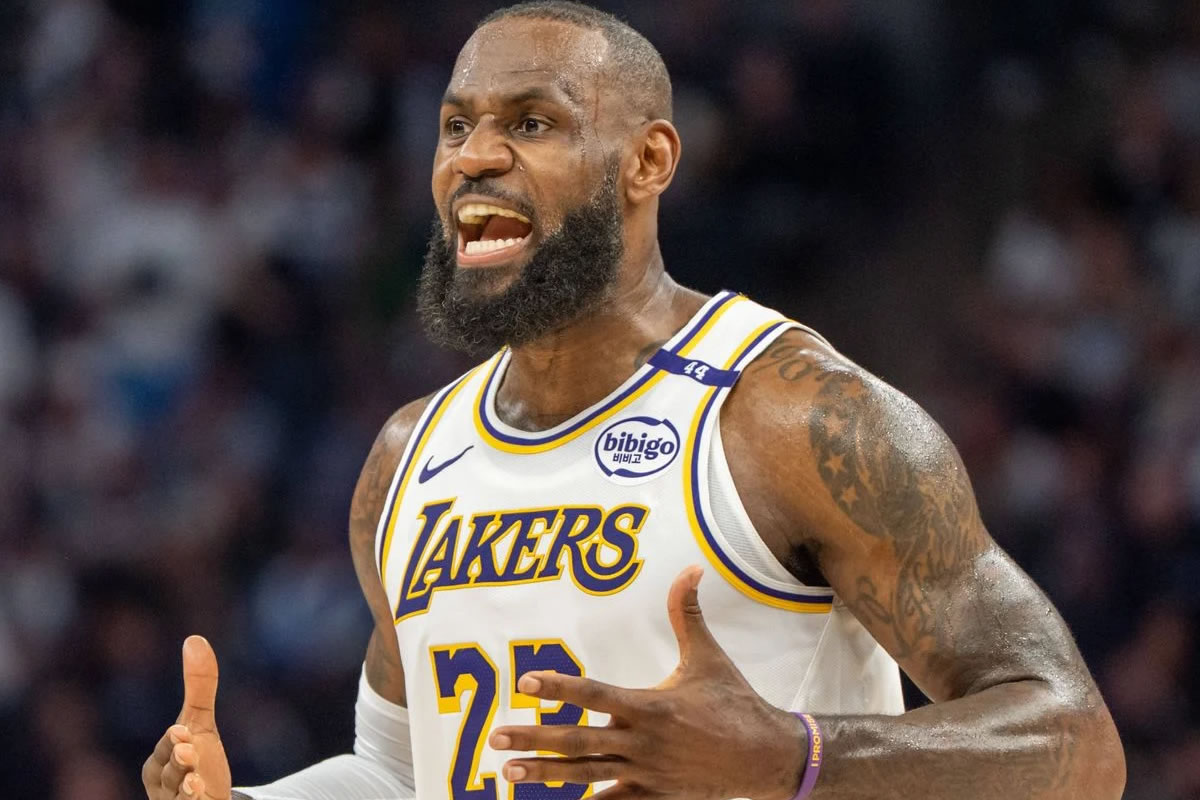 Photo de LeBron James, seul joueur de l'histoire à dépasser la barre des 50.000 points en NBA