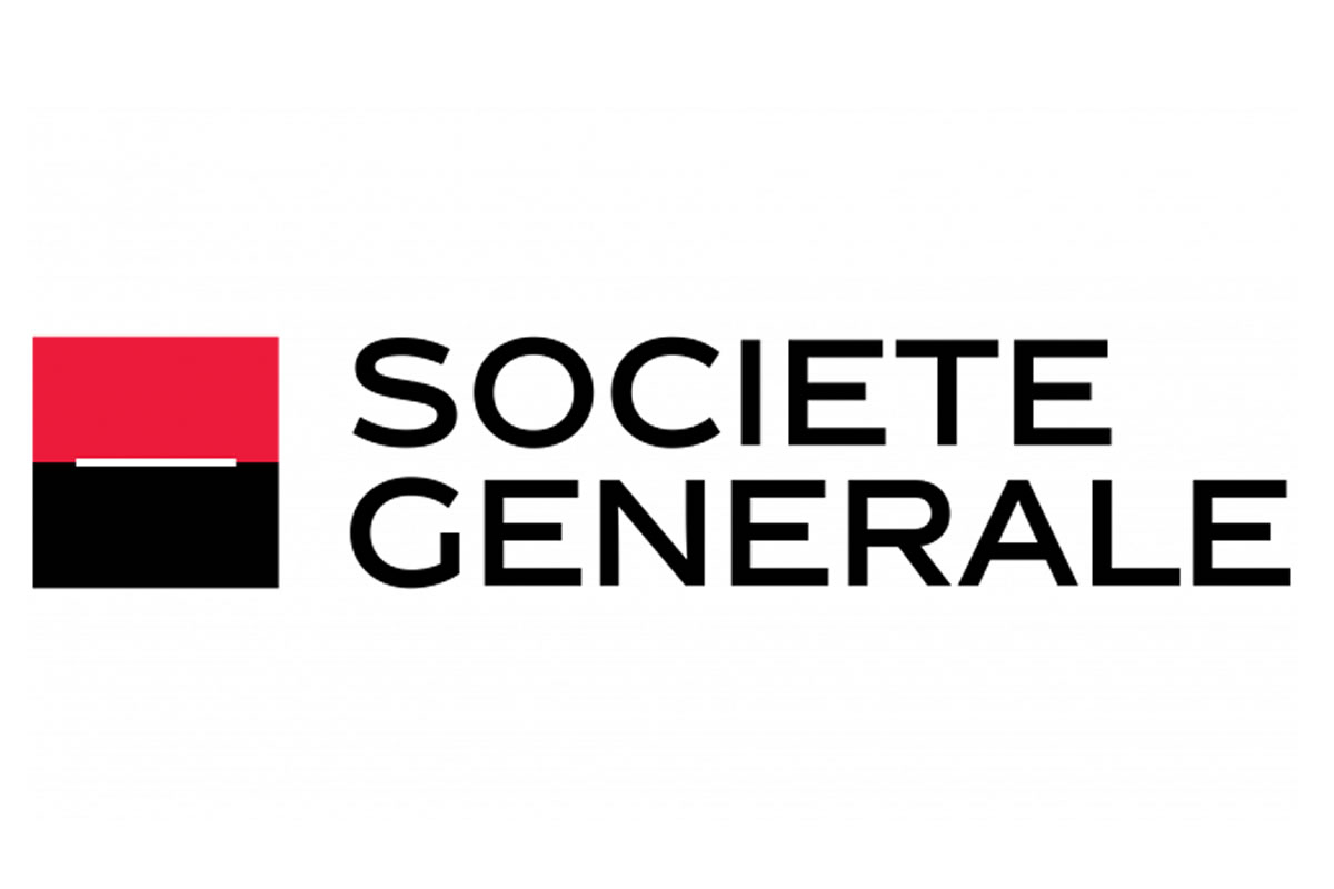 Photo du logo de la banque SG, anciennement nommée Société Générale